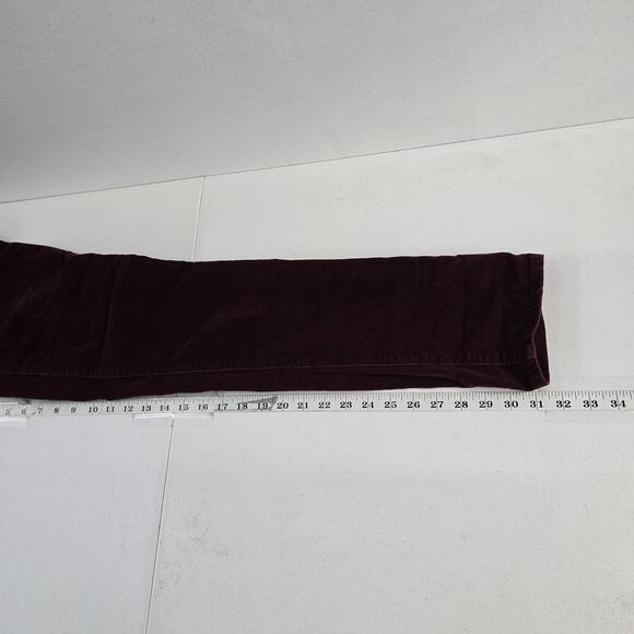 Levi's 724 high rise straight jeans corduroy 26 red womens 6250 - Picture 5 of 11